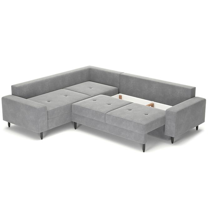 Ecksofa Havana L Monolith 85 silber