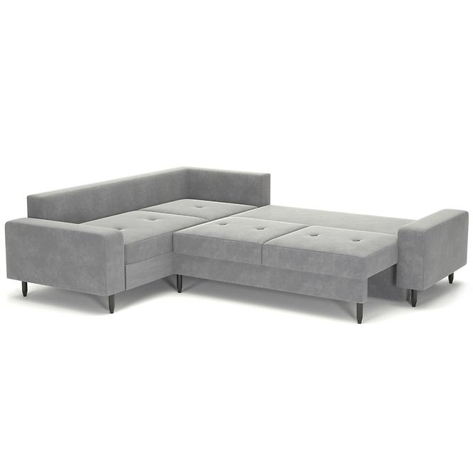 Ecksofa Havana L Monolith 85 silber