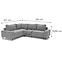 Ecksofa Havana L Monolith 85 silber,5