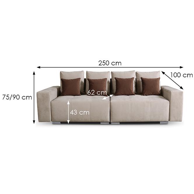 Sofa Mary Jasmine 25 + Jasmine 29 BE/BR