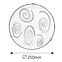 Lampe CIRCLE 1843 PL25,3