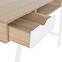 Schreibtisch Nordic 120cm Weiß/Eiche Sonoma,3