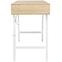 Schreibtisch Nordic 120cm Weiß/Eiche Sonoma,4