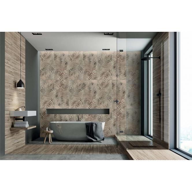 Bodenfliese Decor Wallpapers Palm Bronze 60/120  