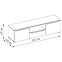 Tv Tisch Hill 155,4cm Weiß,3