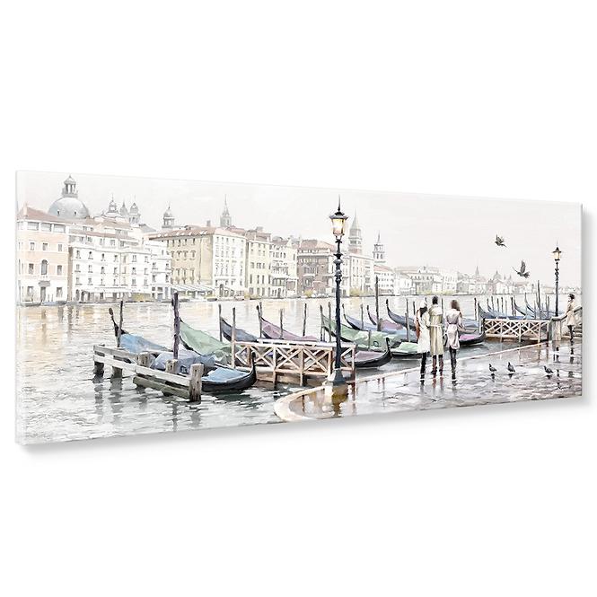 Bild Canvas Watercolor 45x140 ST403 Venezia Gondole