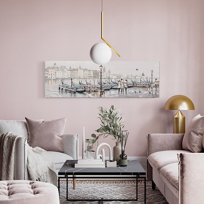 Bild Canvas Watercolor 45x140 ST403 Venezia Gondole