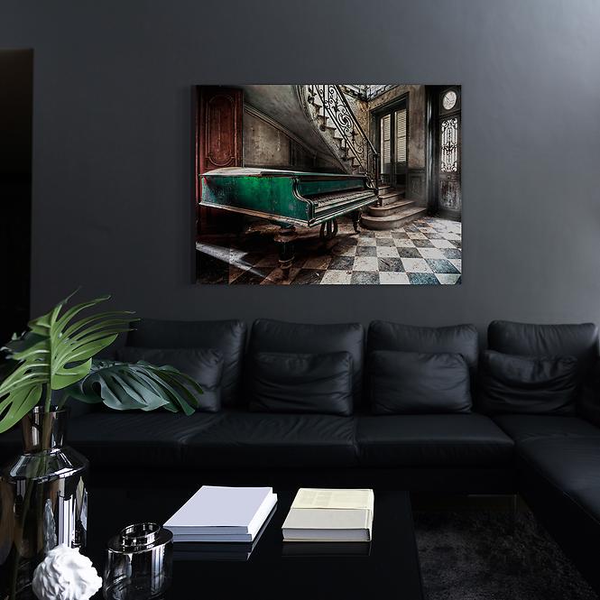 Bild Canvas Silver1 85x113x2,8 EX518 Green Piano