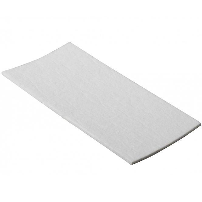 Bastelfilz zuschnitt 100x200mm, selbstklebend, weiss, 2 st.