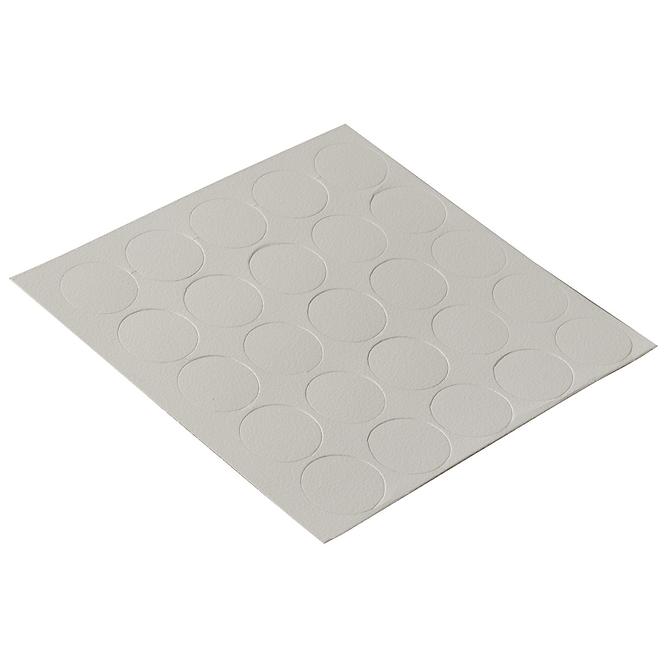 Selbstklebende abdeckungen von 14mm, weiss, 25 st.