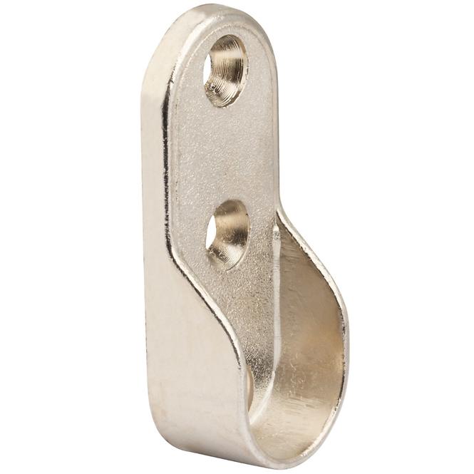 Halter für ovale kleiderstangen 30x15mm, verzinkt, 2 st.