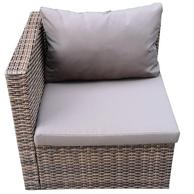 Garten ecksofa 6 teile Sofia karamell