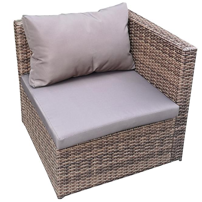 Garten ecksofa 6 teile Sofia karamell