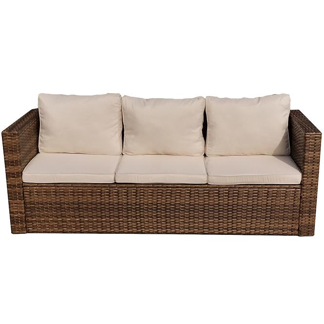 Garten ecksofa 4 teile Cezar beige