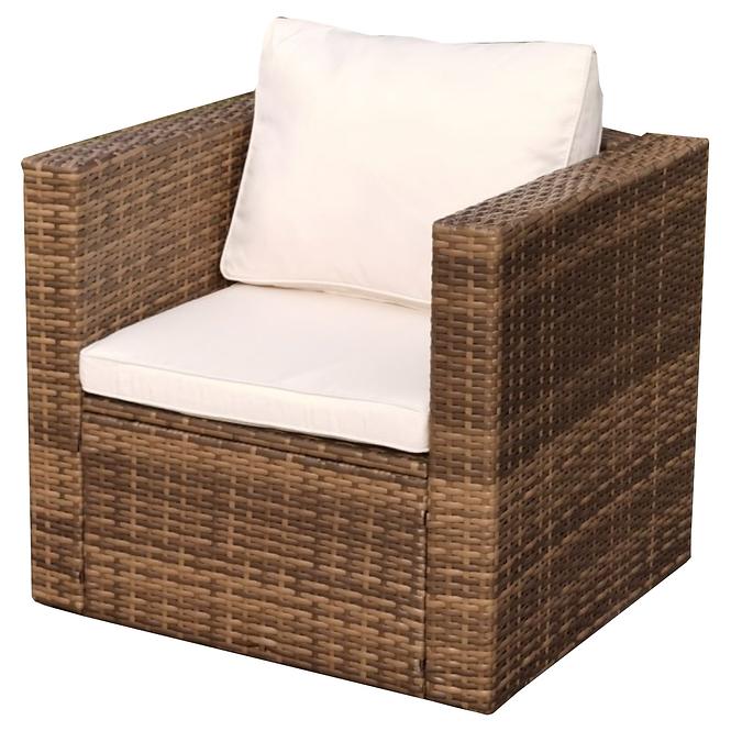 Garten ecksofa 4 teile Cezar beige