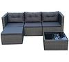 Garten ecksofa 5 teile Holiday anthrazit