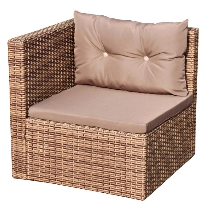 Garten ecksofa 5 teile Holiday karamell