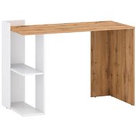 Schreibtisch Stil 1 122cm Eiche Wotan/Weiß