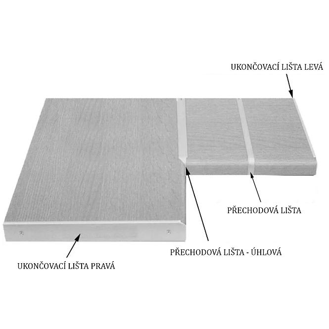 Tischplattenverkleidung Alu Links Krosnospan 28 Tg04.0110.07.035