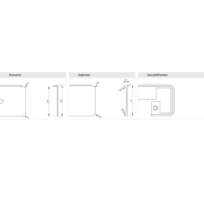 Seitenwand Alu Links Egger 38 TG04.0199.07.035