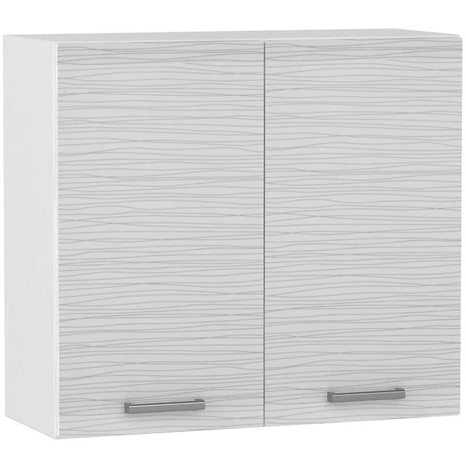 Küchenzeile Megan White Hologram Line W80  Bb