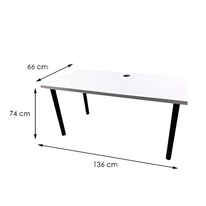 Schreibtisch 136cm Model 2 Schwarz Klain