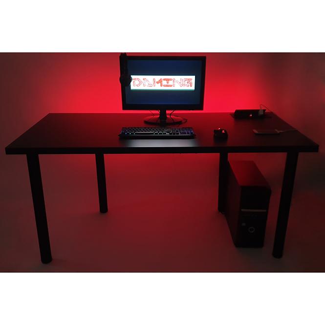 Schreibtisch 160cm Model 2 Schwarz Top