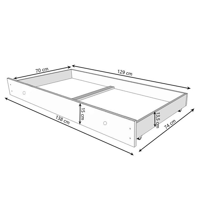 Schublade 140cm