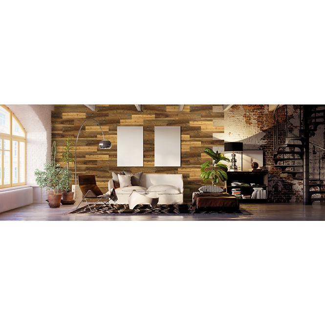 Holzwandpaneel  Natural Wood Brown Pack.=0,5M2