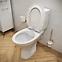Kompaktes stehendes WC 699 SIMPLE-ON mit Brett W-O,5