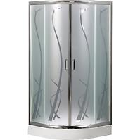Duschkabine Paros 90/185 Glas Bemalen-Chrom