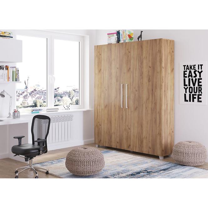 Couchregal Teddy 160cm Eiche Craft Golden