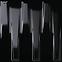 Dekorfliese Dutton Black Gloss 25/25