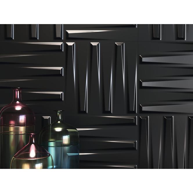 Dekorfliese Dutton Black Gloss 25/25