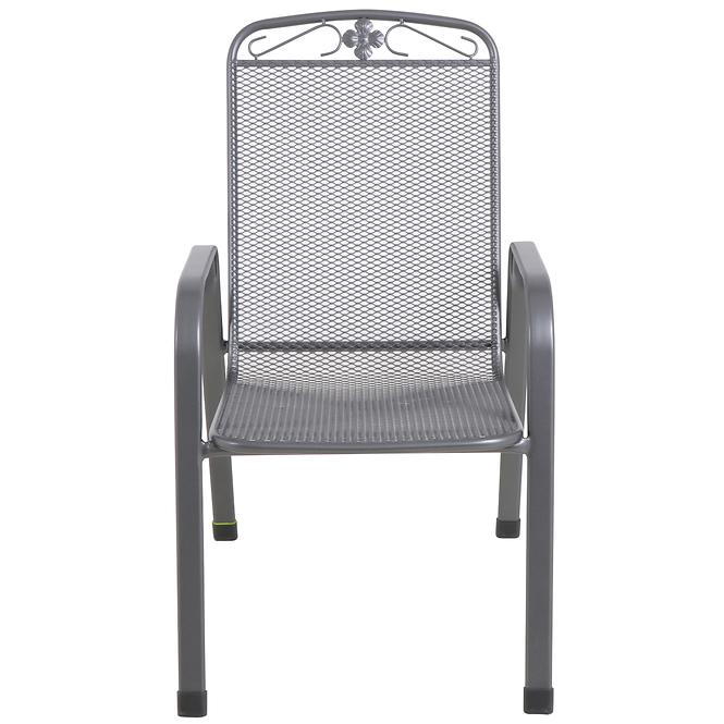 Garten Metallstuhl 57.5x65x92 cm