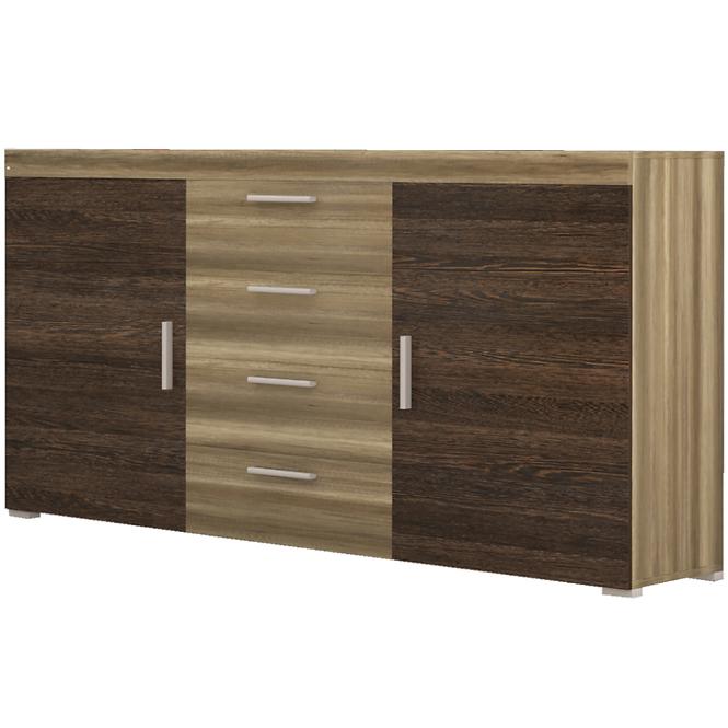Kommode Tom 150cm Country Grau/Arusha Venge
