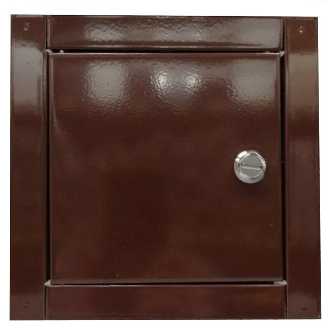 Kamintür für die Einlage 14x14 braun