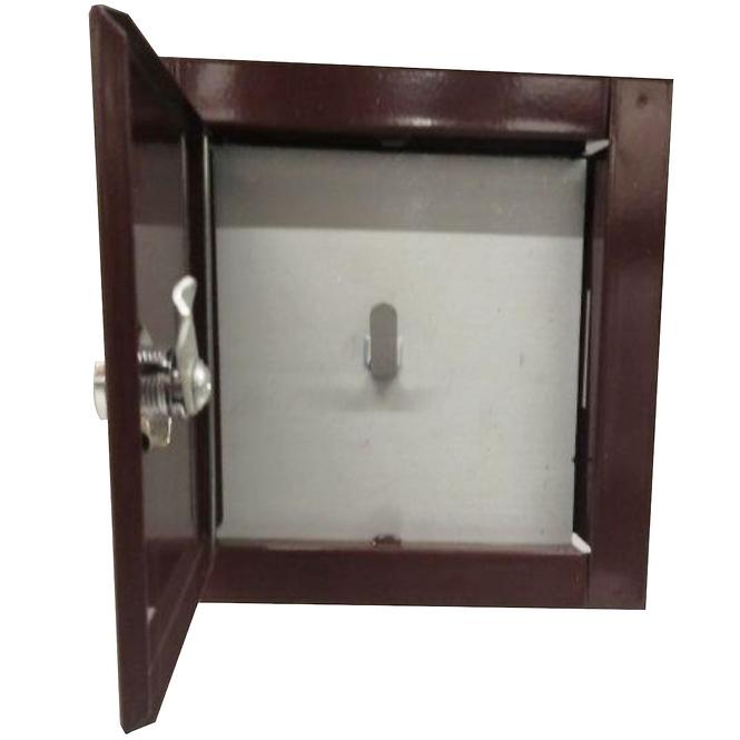 Kamintür für die Einlage 14x14 braun