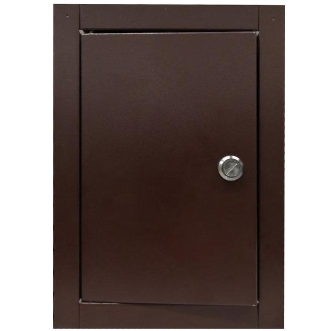 Kamintür für die Einlage 14x21 braun
