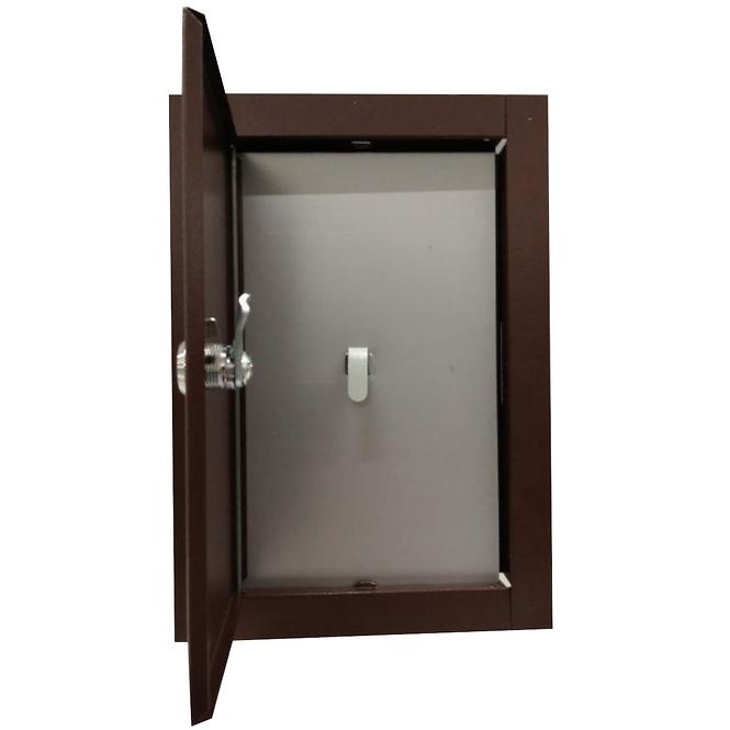 Kamintür für die Einlage 14x21 braun