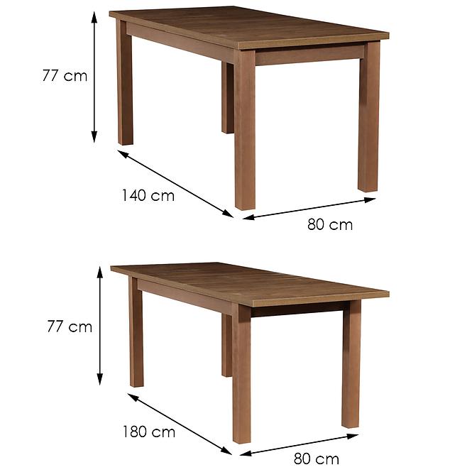 Essentisch ST28 140+40X80 Eiche Lancelot