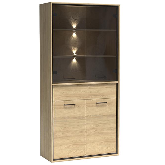 Vitrine Mediolan 92,2cm Natural Hikora