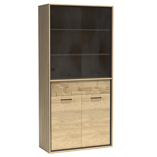 Vitrine Mediolan 92,2cm Board Natural Hikora
