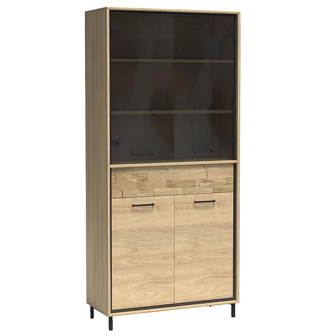 Vitrine Mediolan 92,2cm Board Natural Hikora