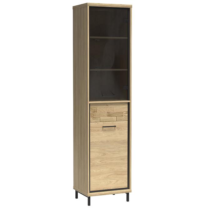 Vitrine Mediolan 49,5cm Board Natural Hikora, L