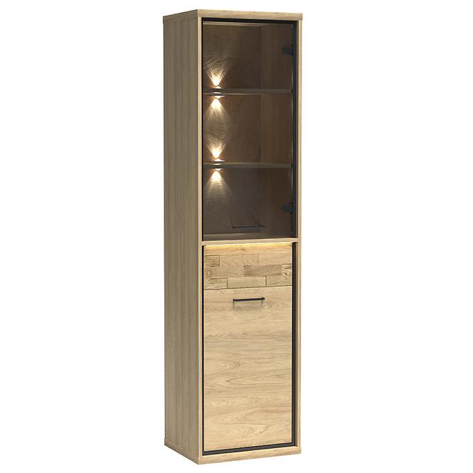 Vitrine Mediolan 49,5cm Board Natural Hikora, L