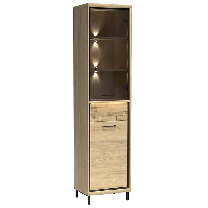 Vitrine Mediolan 49,5cm Board Natural Hikora, L