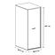 Schrank Mediolan 49,5cm Natural Hikora,4