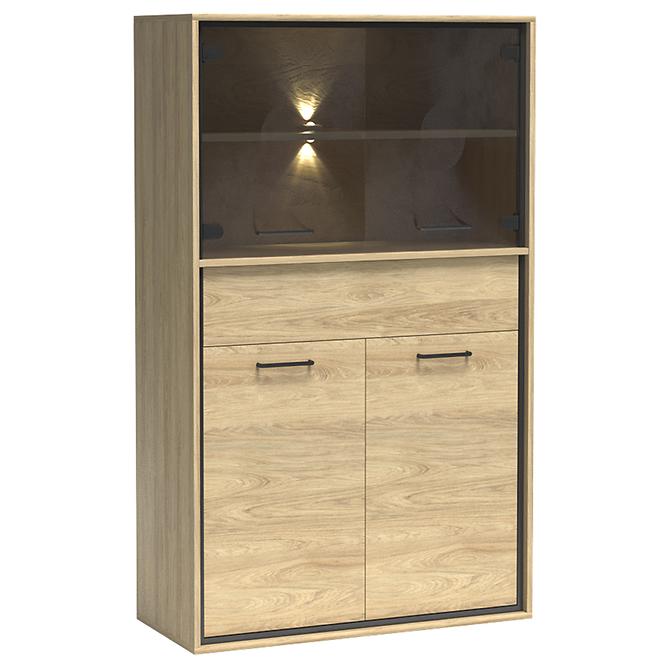 Vitrine Mediolan 92,2cm Natural Hikora