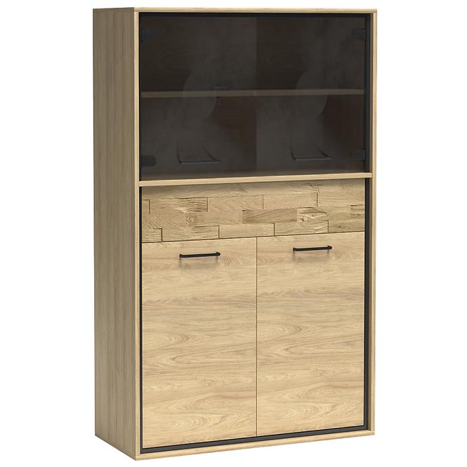 Vitrine Mediolan 92,2cm Board Natural Hikora